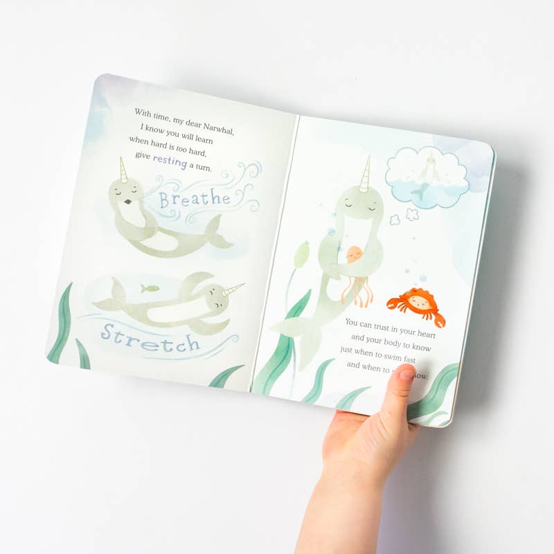 Narwhal's Growth Mindset Plush Set - with 2 books!