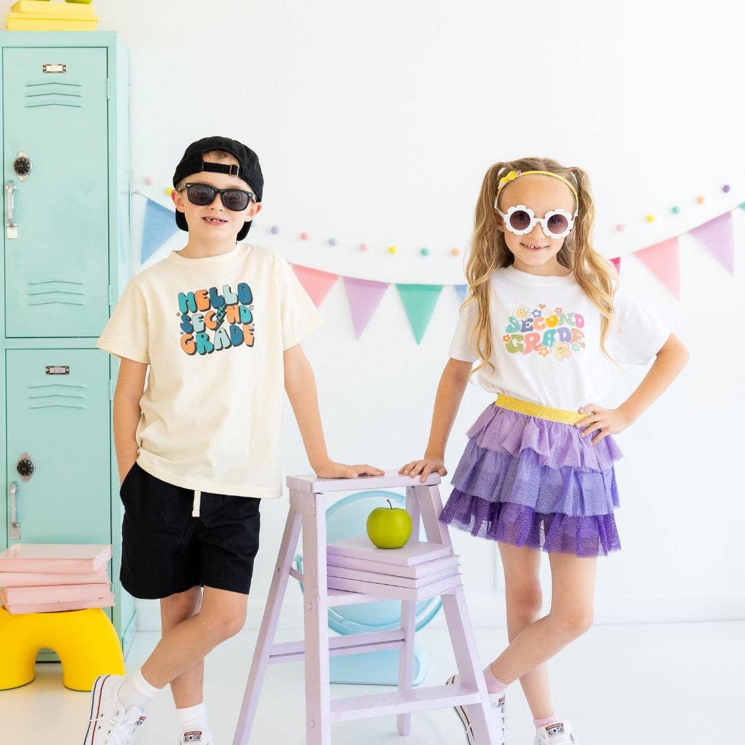 Hello Second Grade Short Sleeve T-Shirt - Boys Clothing