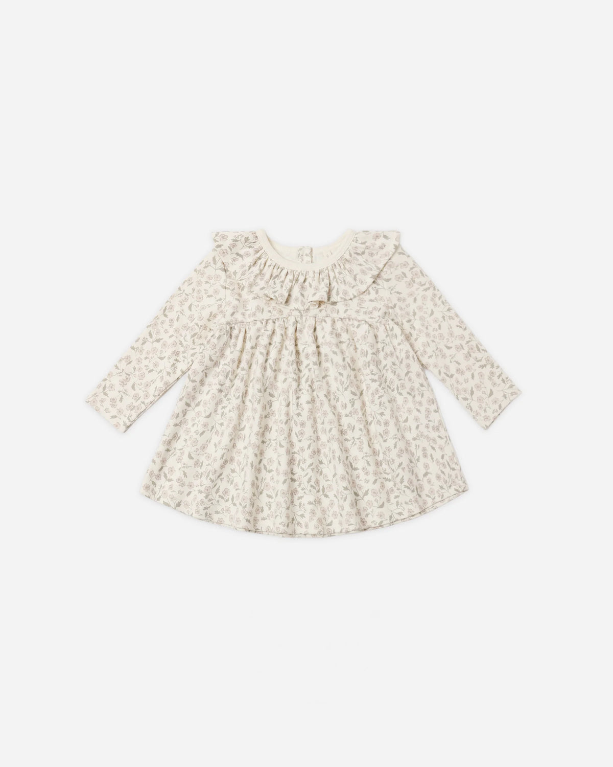 Ruffle Collar Jersey Dress || Floret