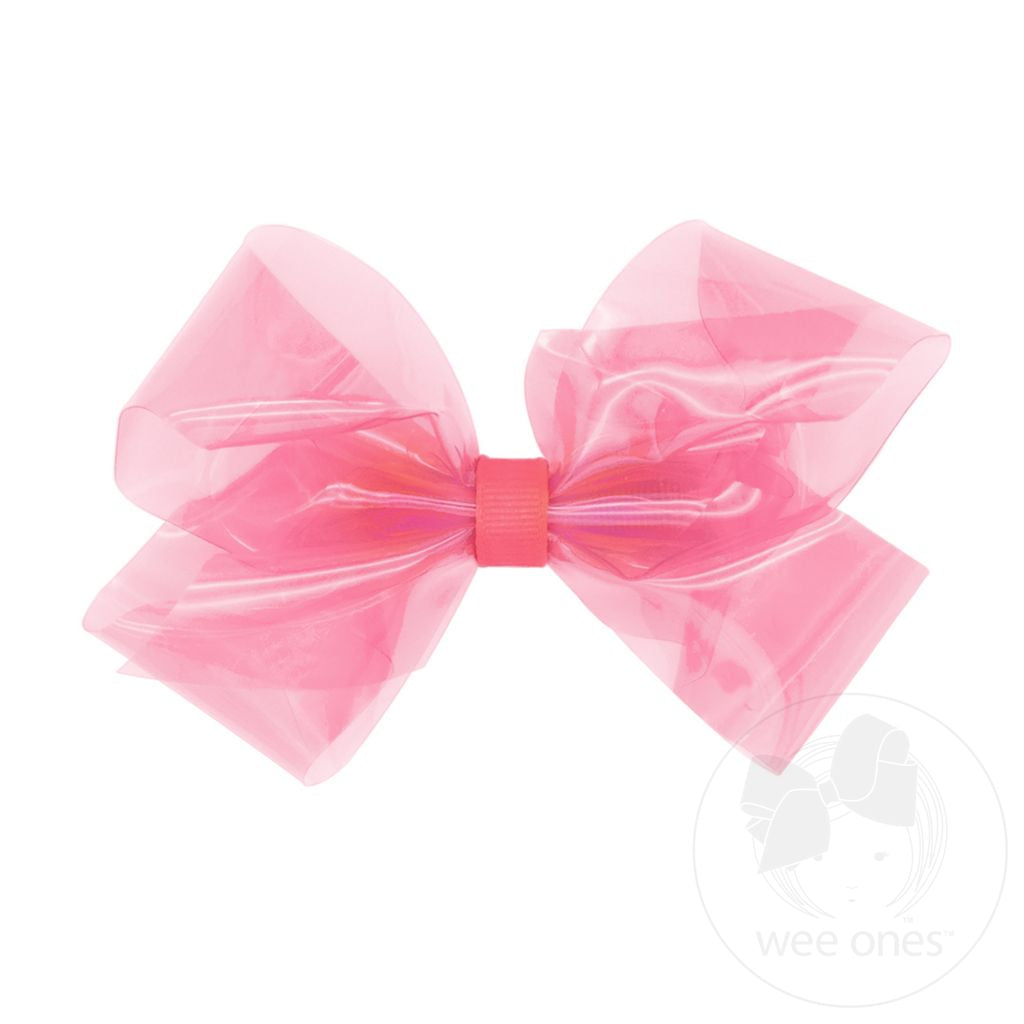 Medium WeeSplash Colored Swim Bow with Plain Wrap