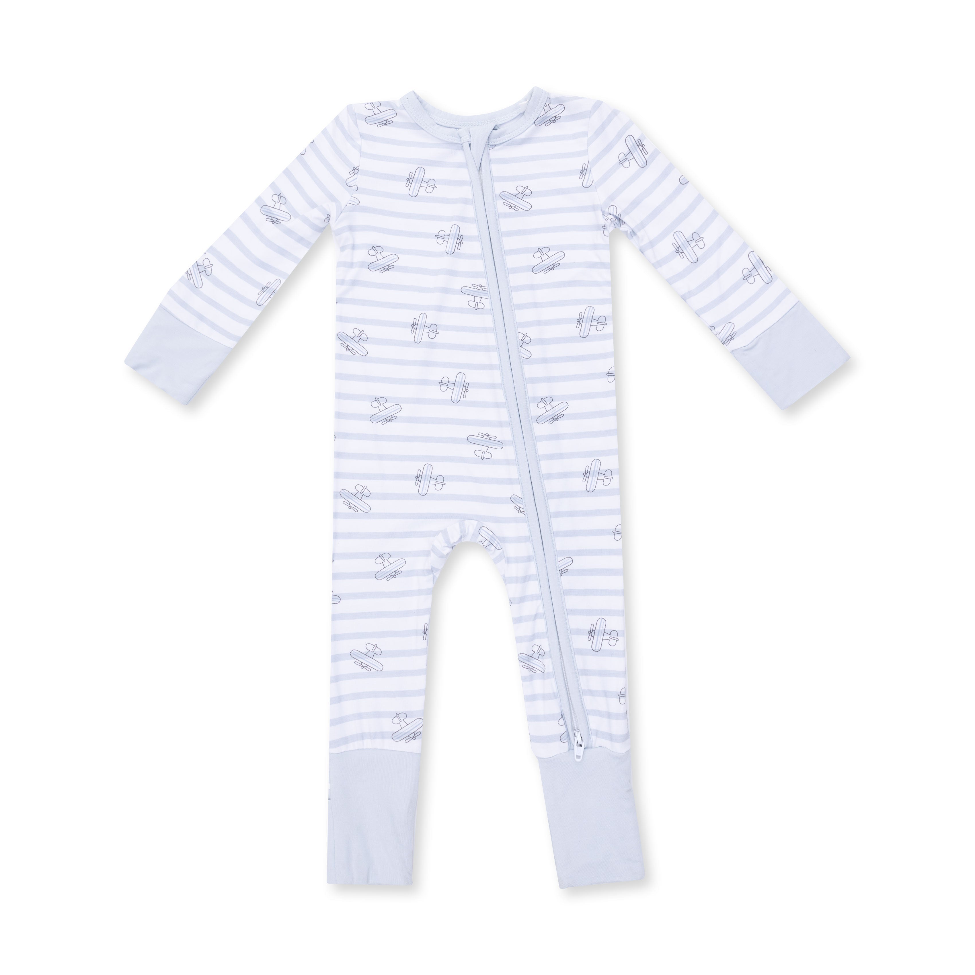 Airplane Stripe - Convertible Romper