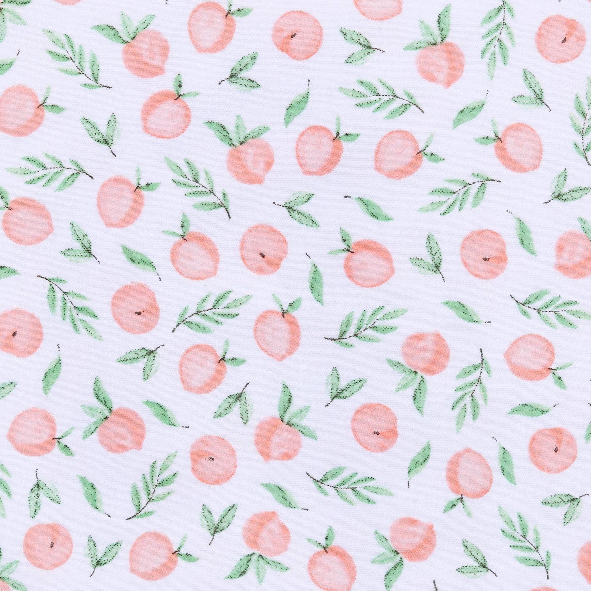 Summer Peaches Print Dress