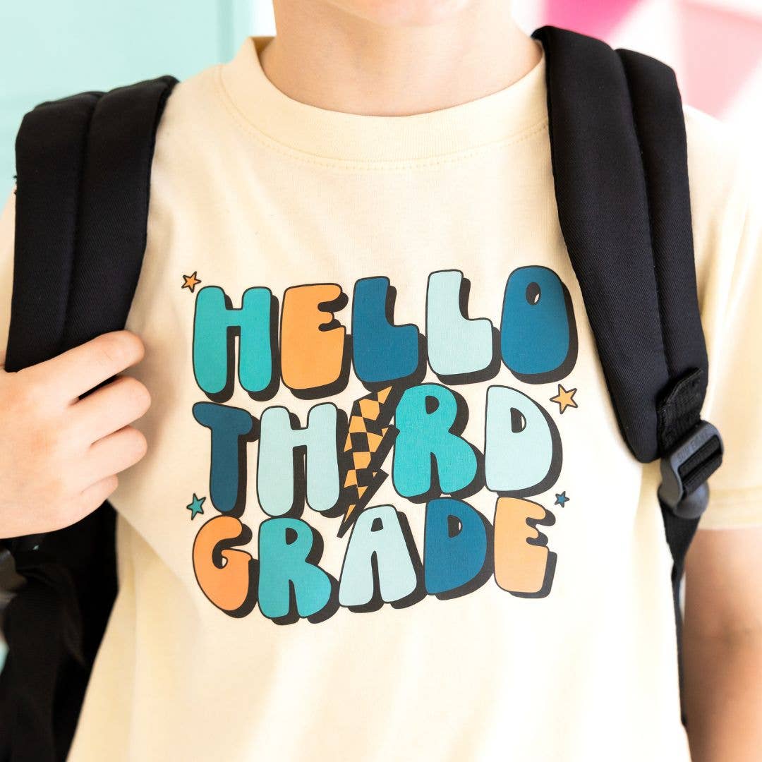 Hello Third Grade Short Sleeve T-Shirt - Boys Clothing