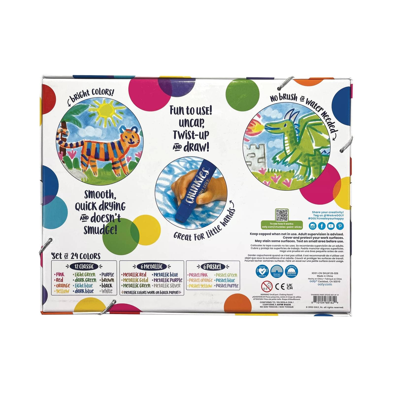 Chunkies: Paint Sticks Classic Pack (Set of 6)