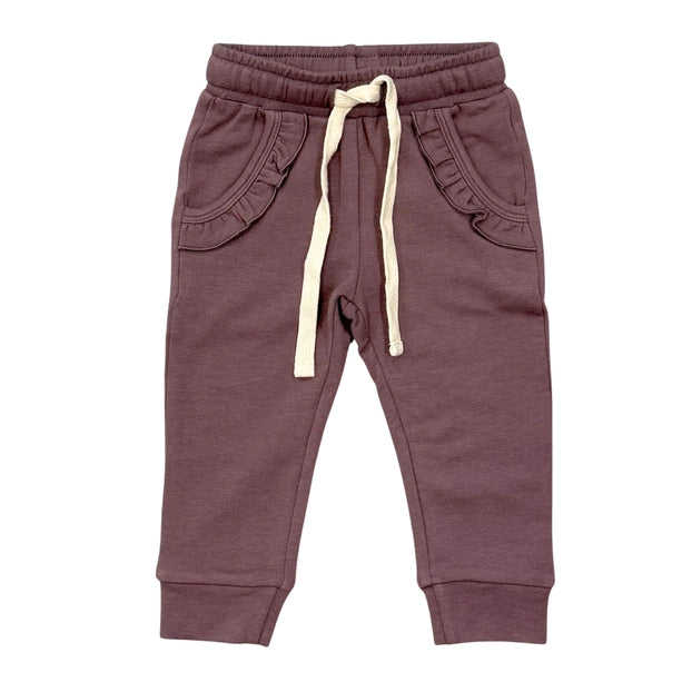 Girl's Joggers - Plum