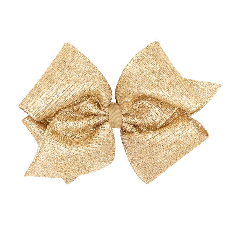 Small King Textured Metallic Bow