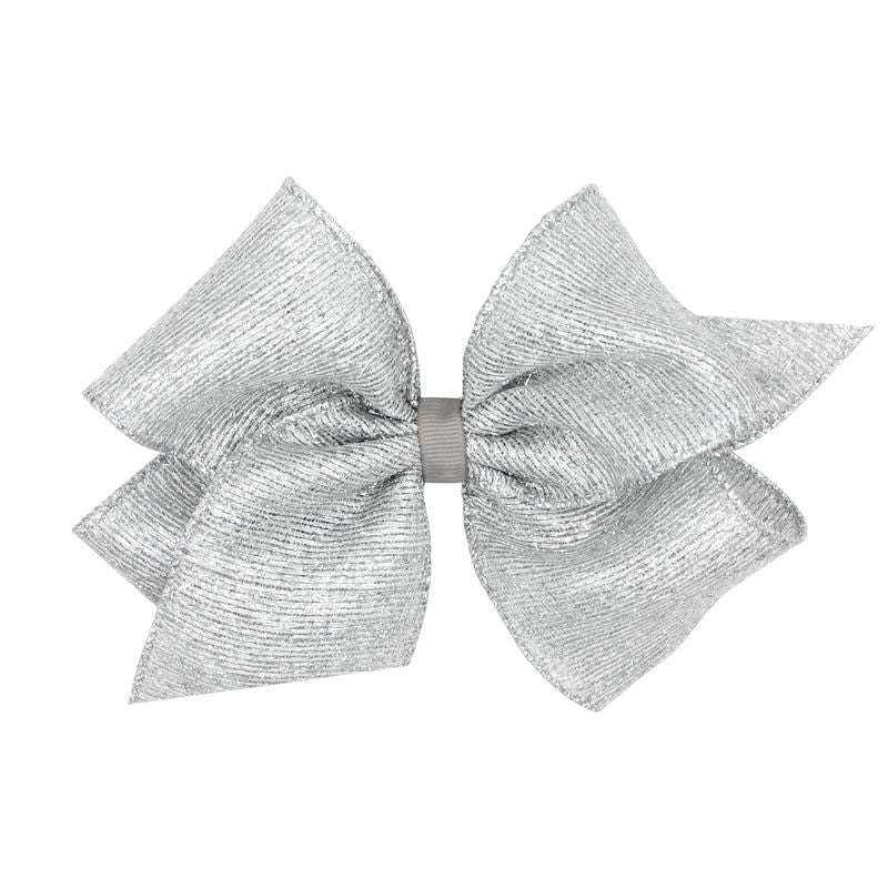 Small King Textured Metallic Bow