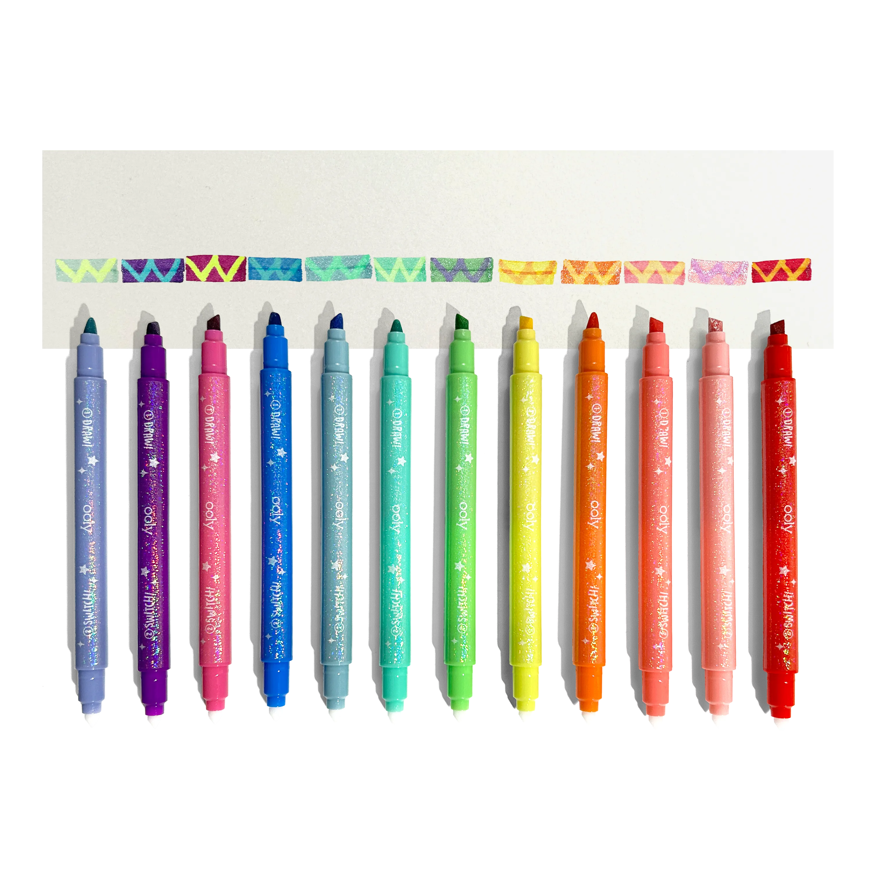 Switch-eroo!: Sparkle Glittery Color-Changing Markers