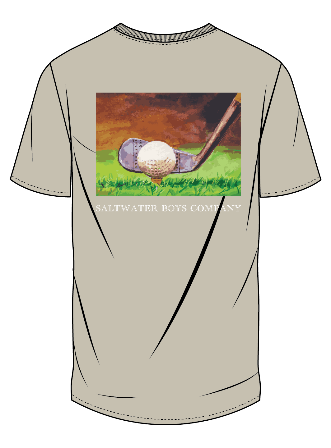 Golf Graphic Boys Tee SS