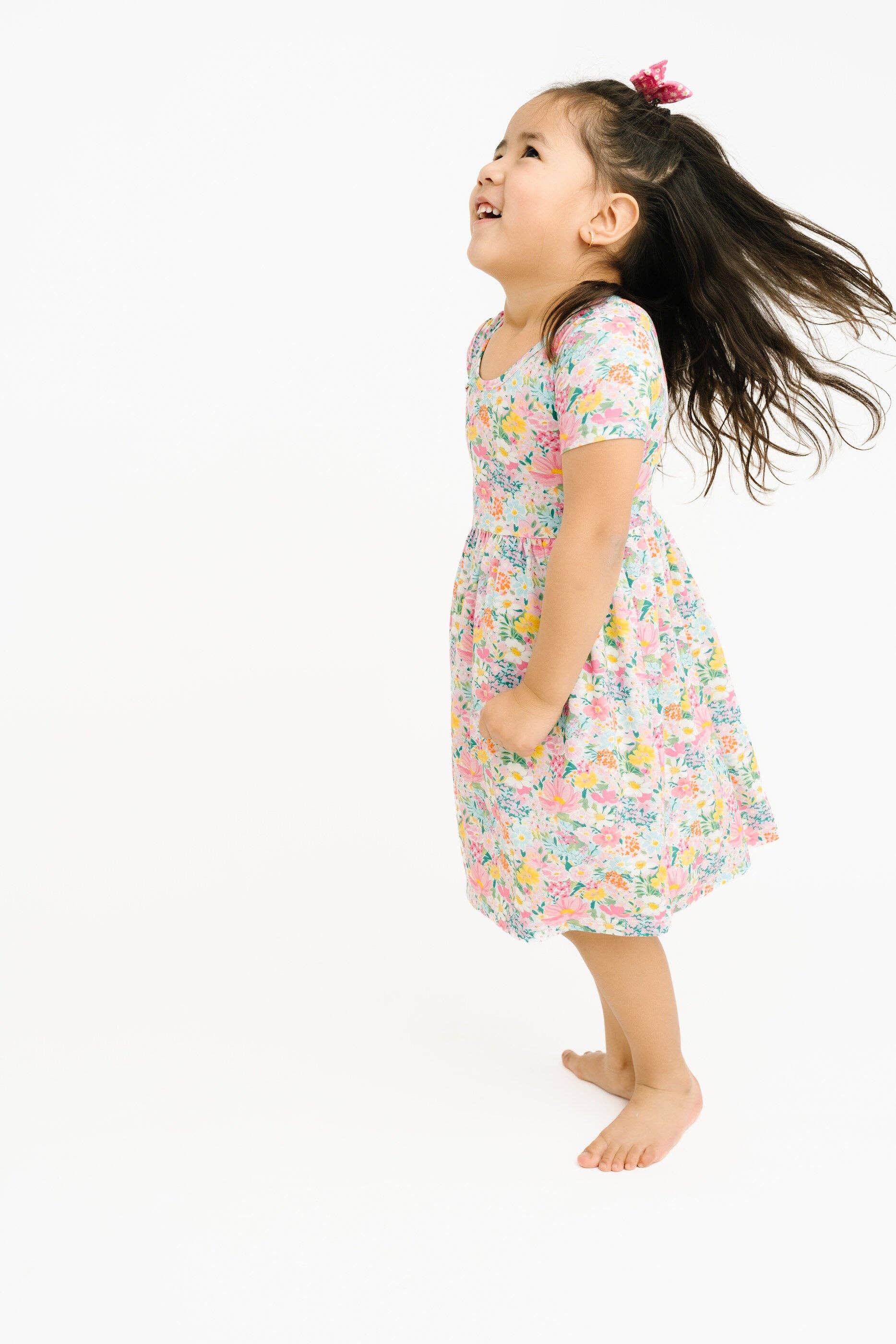 Garden Glow Short Sleeve Bamboo Dress