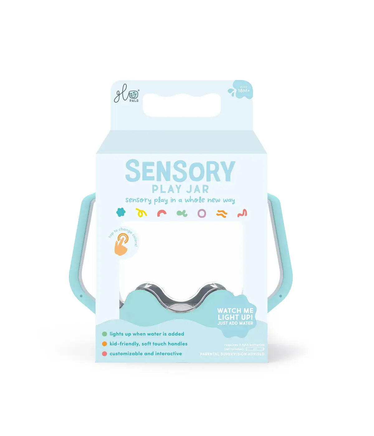 Frosty Blue Sensory Play Jar