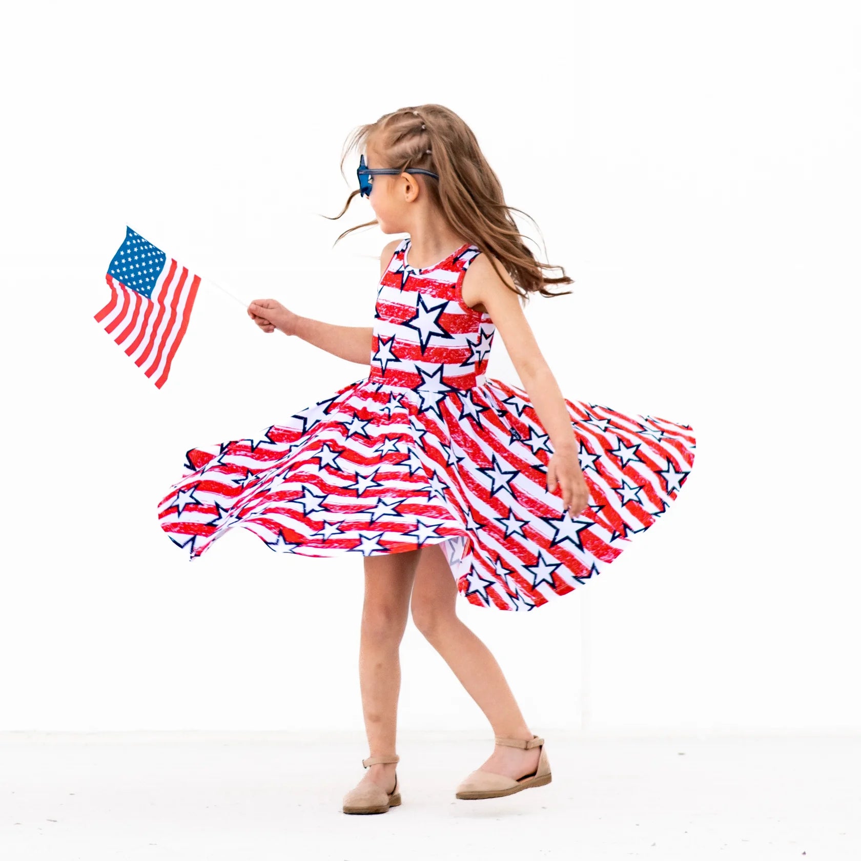 Stars and Stripes Tank Twirl Dress