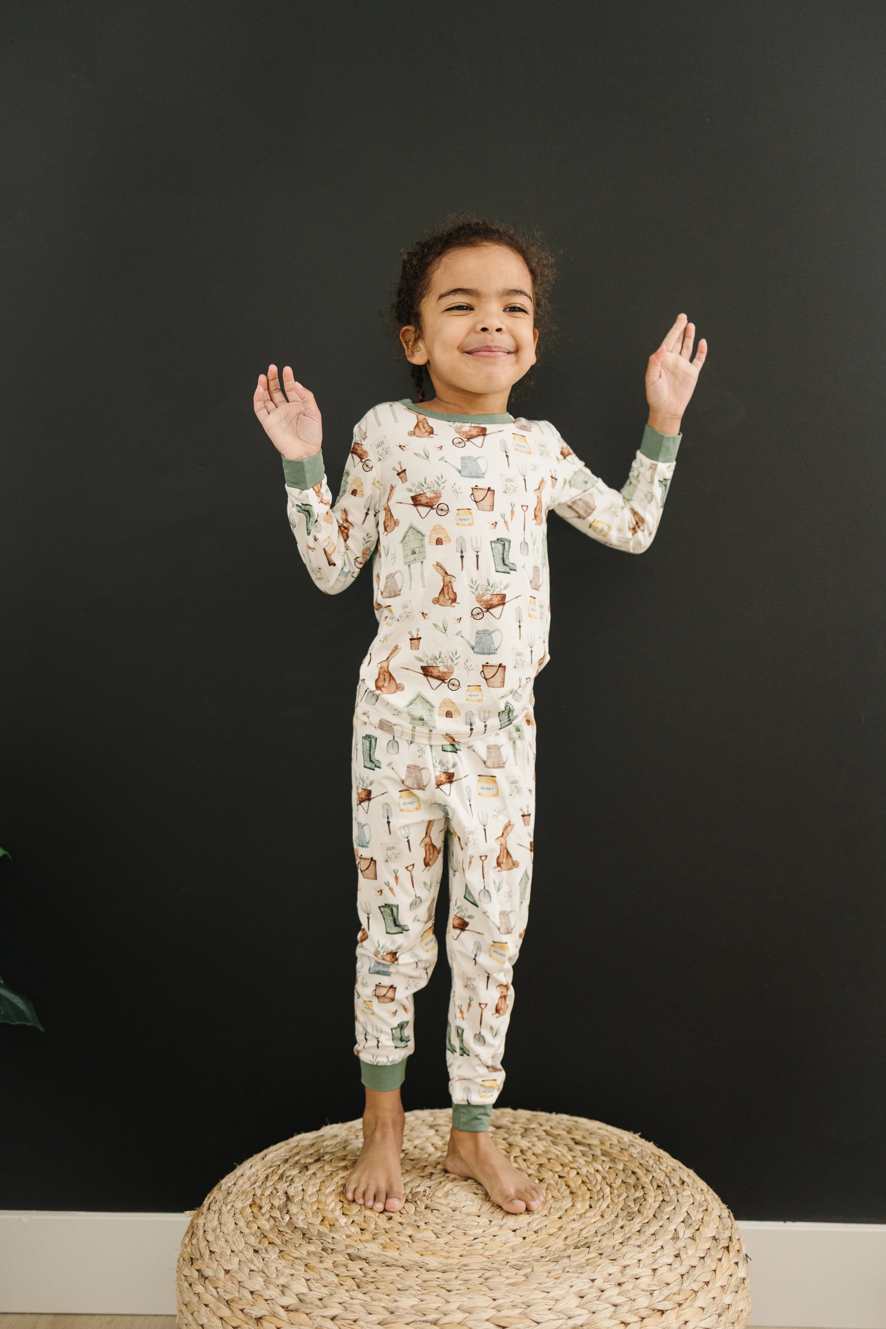 Spring Garden Two Piece Pajamas