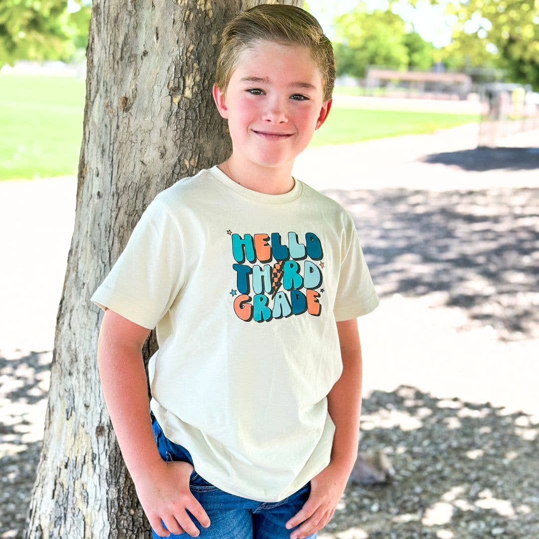 Hello Third Grade Short Sleeve T-Shirt - Boys Clothing