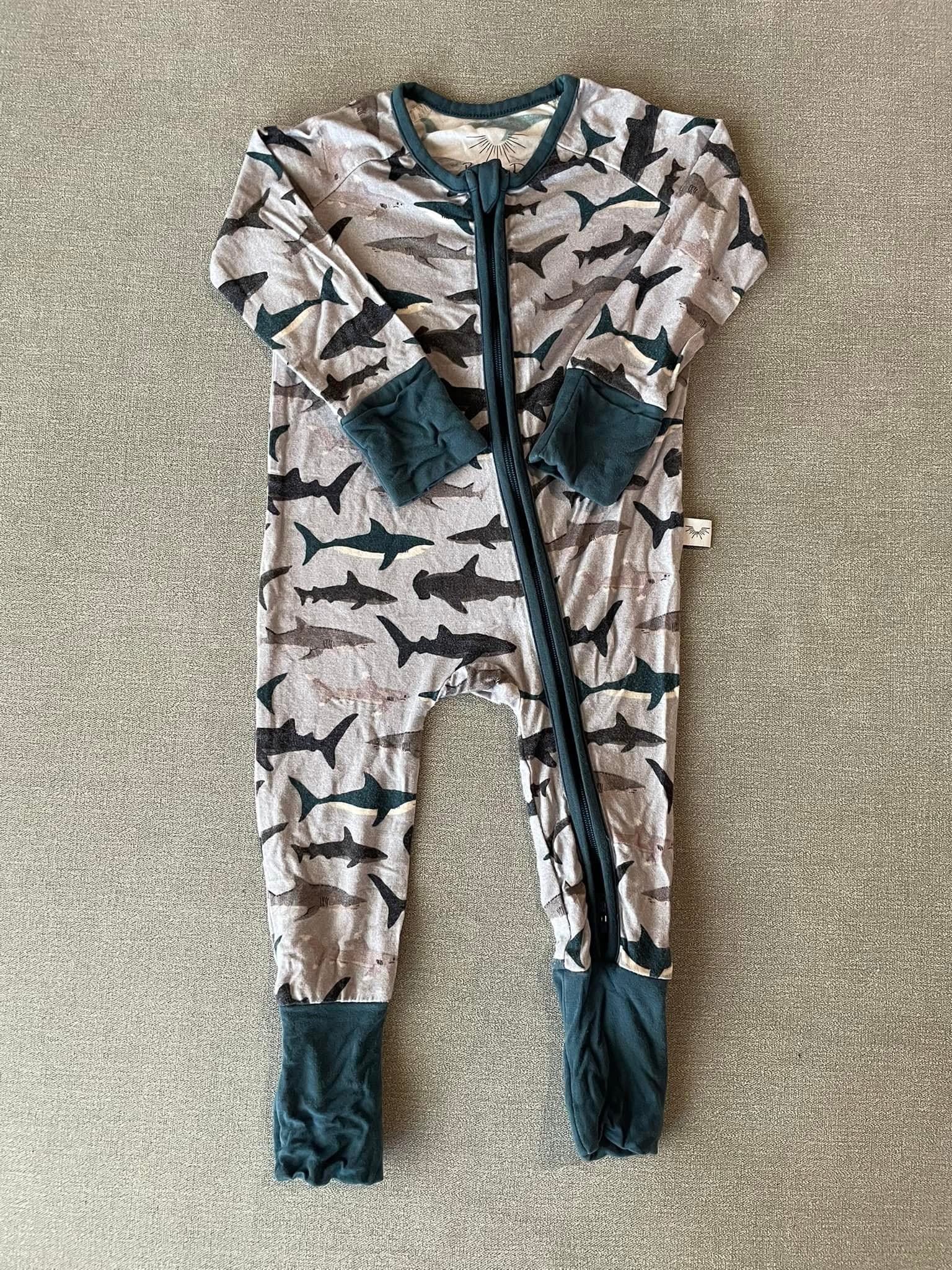 Shark Bait Zip Romper