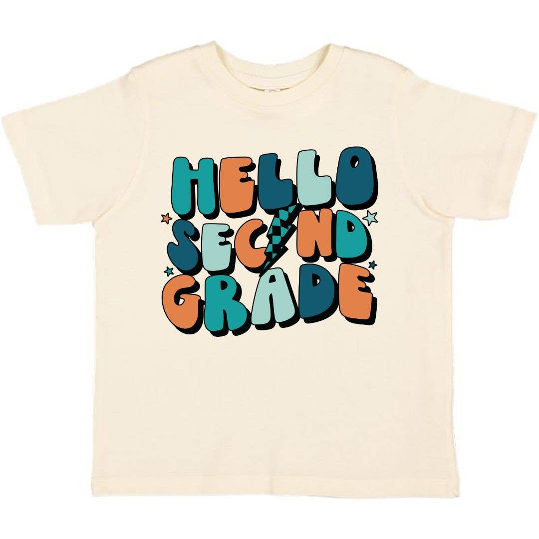 Hello Second Grade Short Sleeve T-Shirt - Boys Clothing