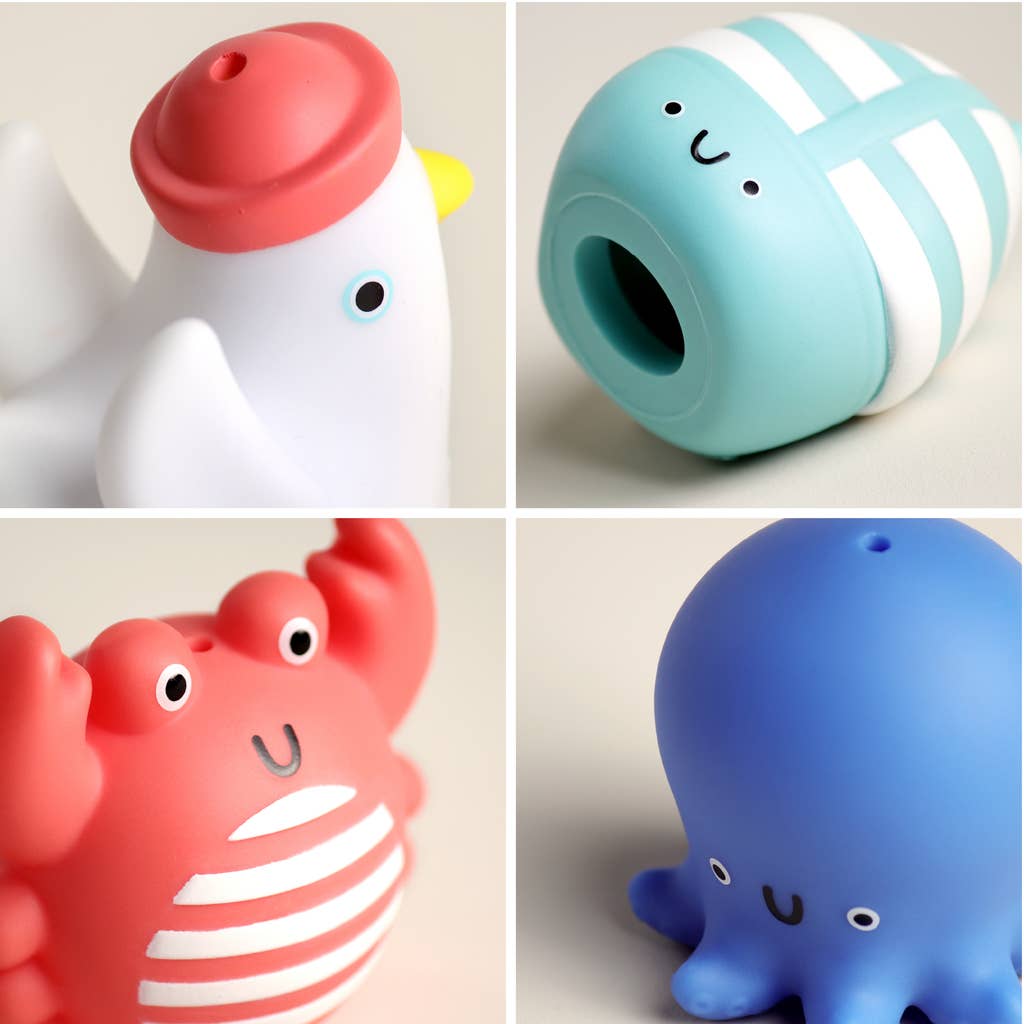 Nautical Itzy Bitzy Puppets™ - Bath + Storytelling Toys