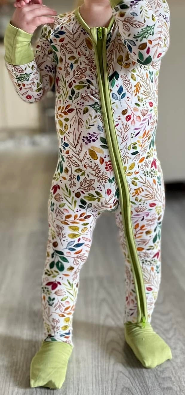 Floral Oasis Zip Romper