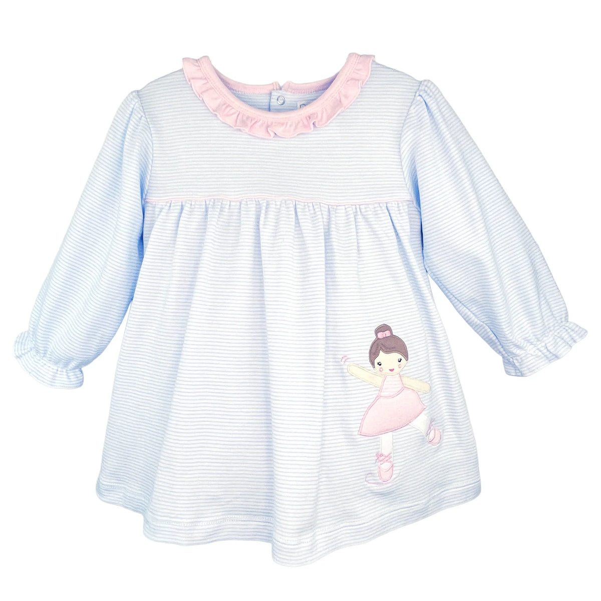 Ballerina Applique Knit Dress