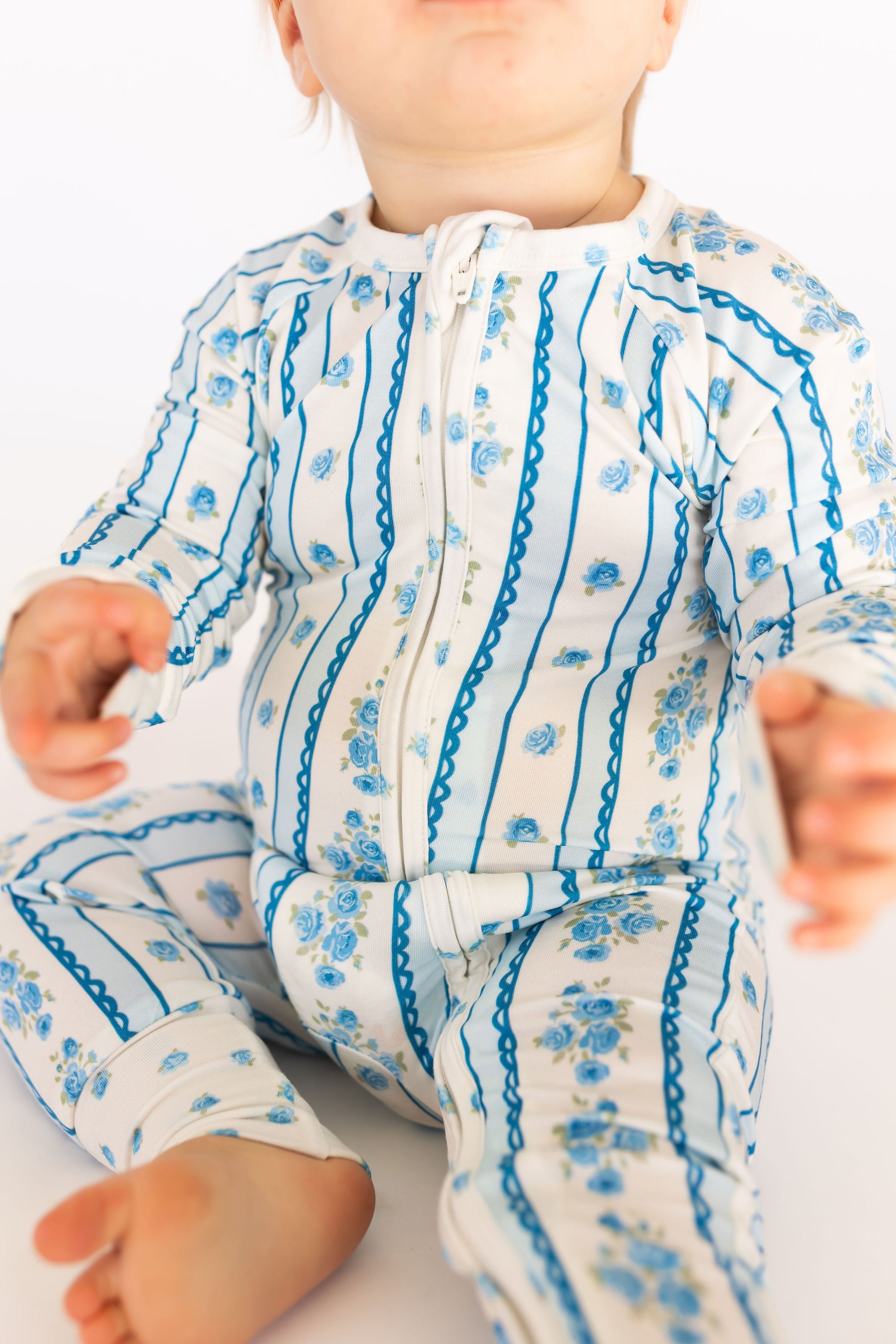 Forever Blooming Zipper Romper