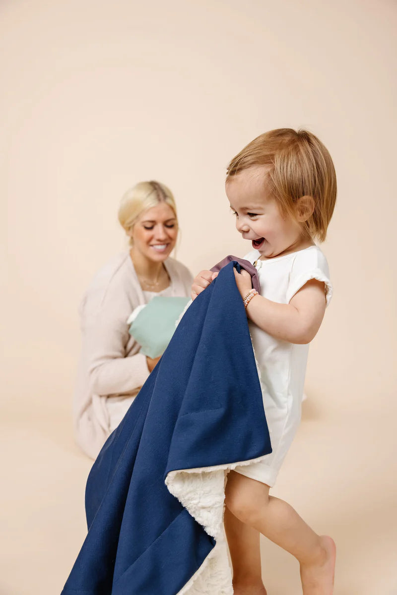 Cozy Blanket- Navy
