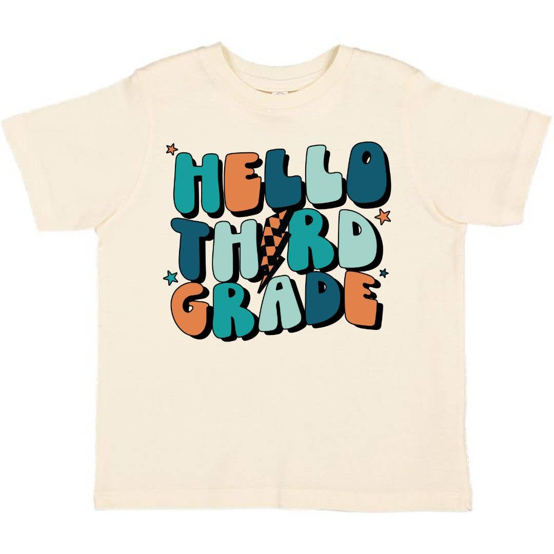 Hello Third Grade Short Sleeve T-Shirt - Boys Clothing