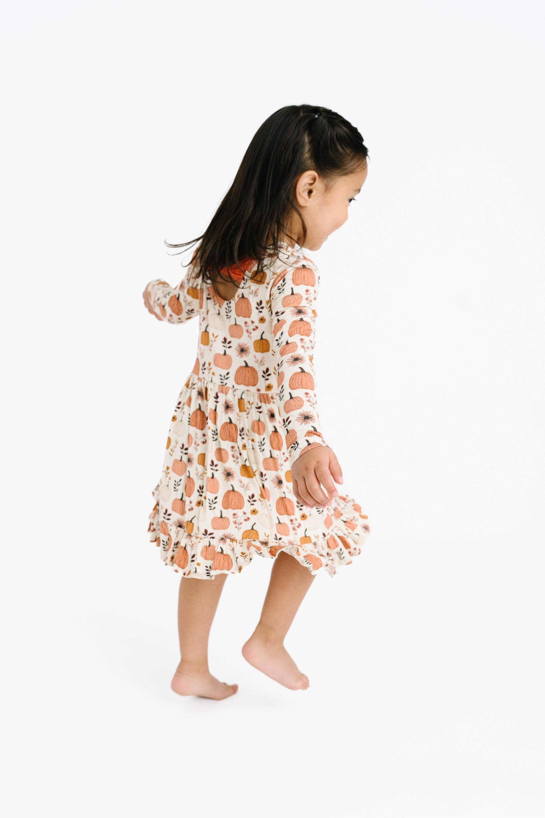Pumpkin Garden Bamboo Dress