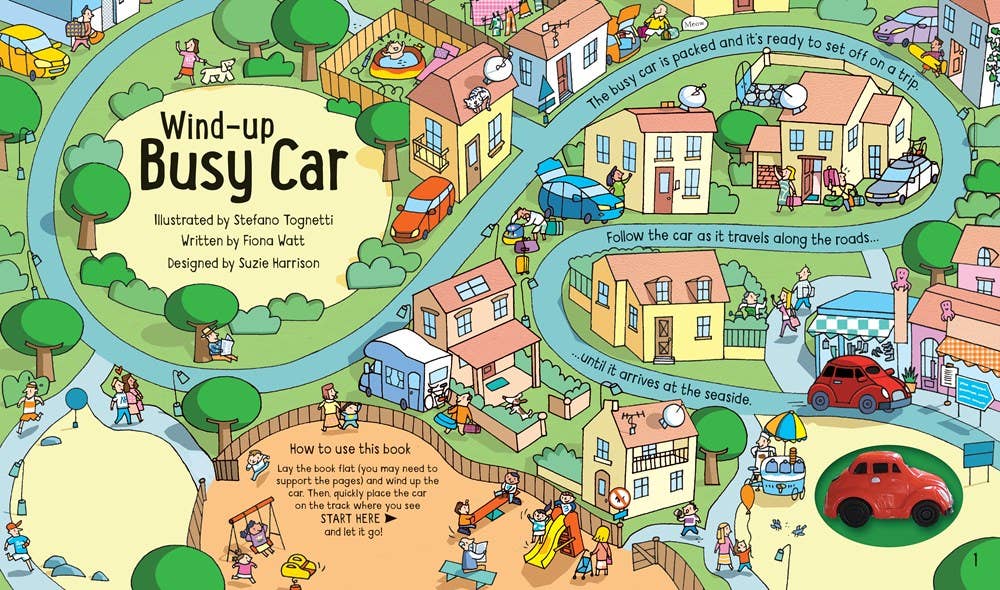 Wind-Up Busy Car