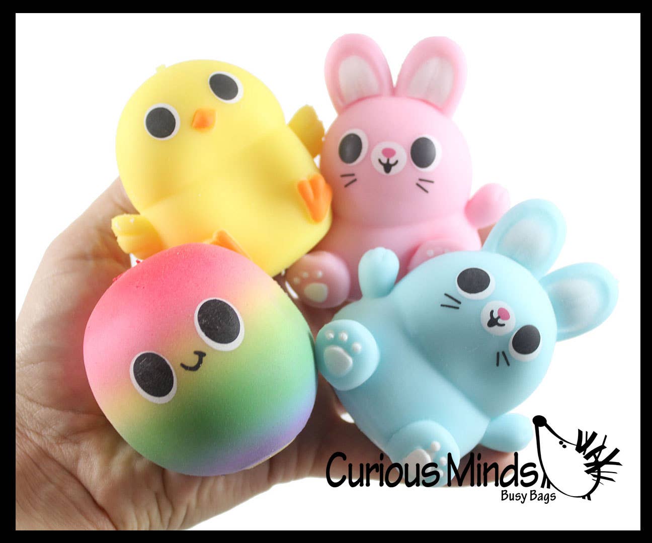 Easter Themed Creamy Doh Filled Squeeze Stress Balls