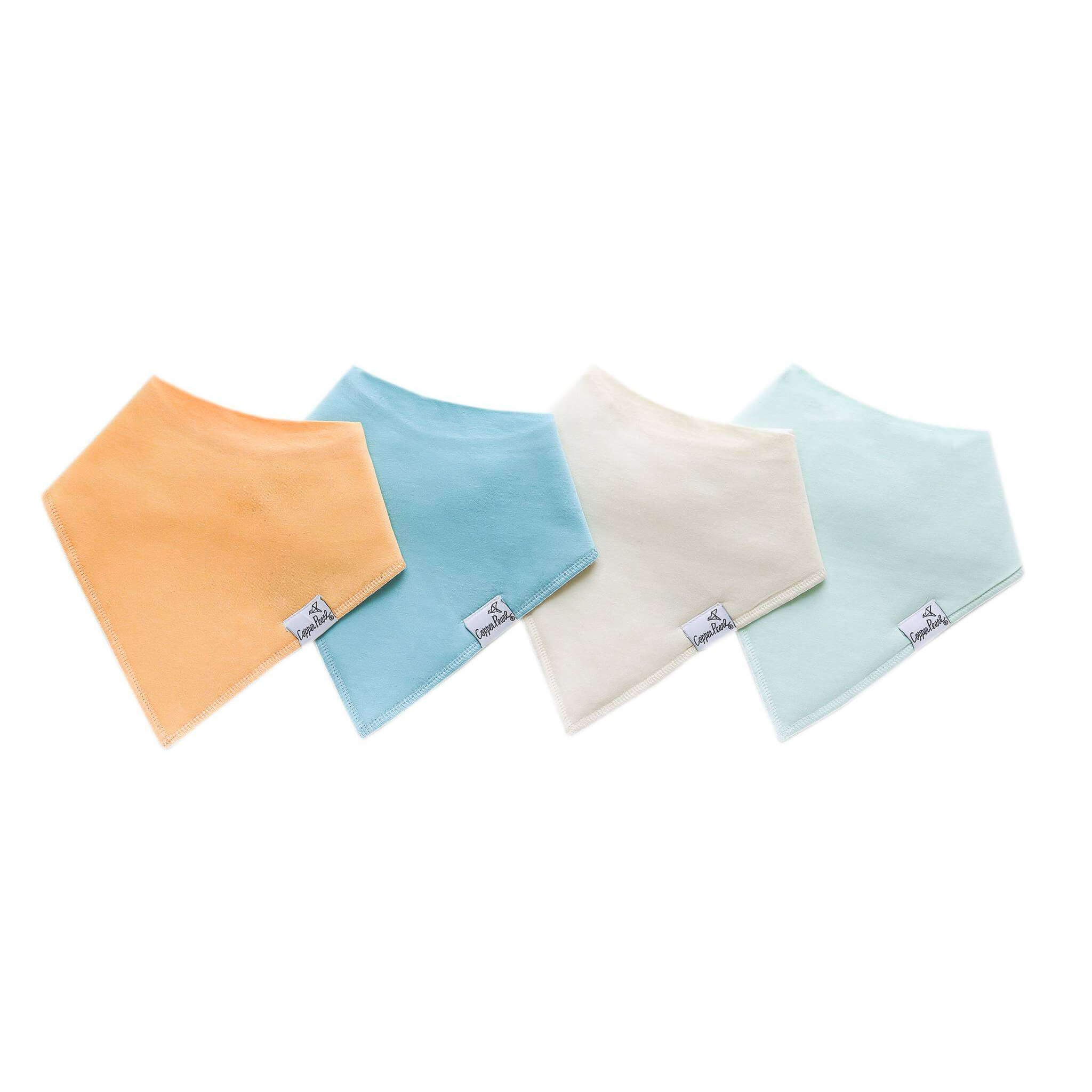 4 Pack Baby Bandana Bibs - Bennie