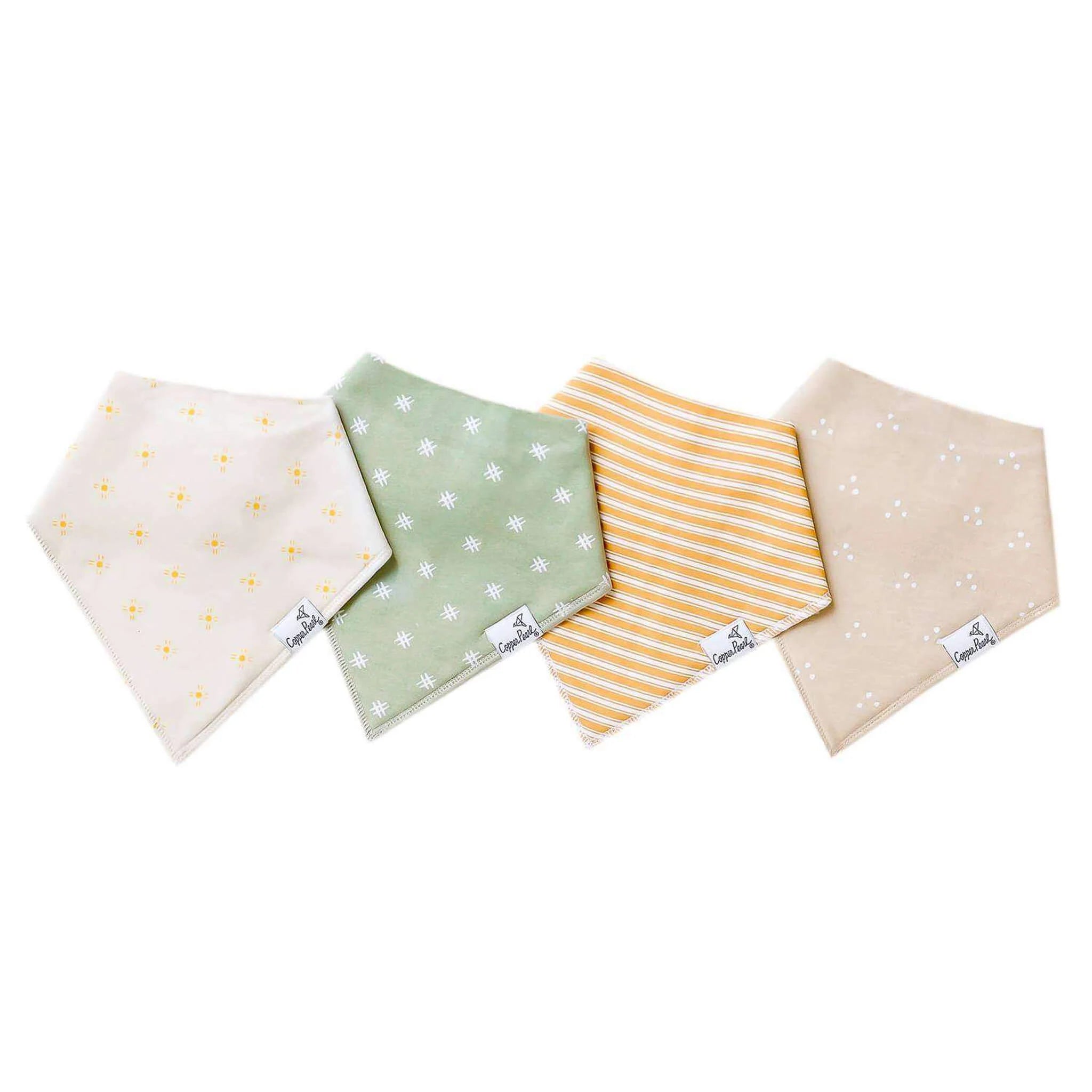 4 Pack Baby Bandana Bibs - Santa Fe