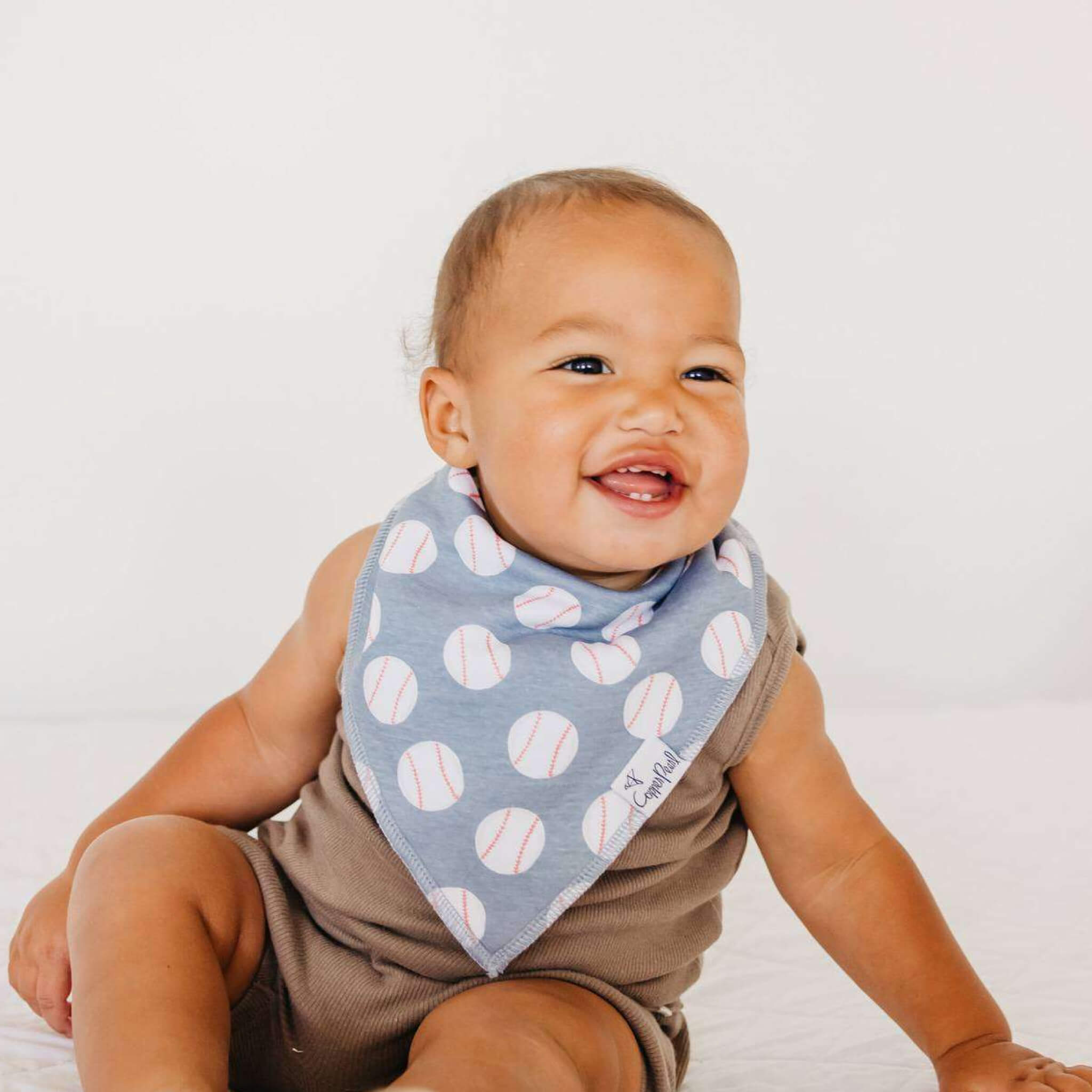 4 Pack Baby Bandana Bibs - Slugger