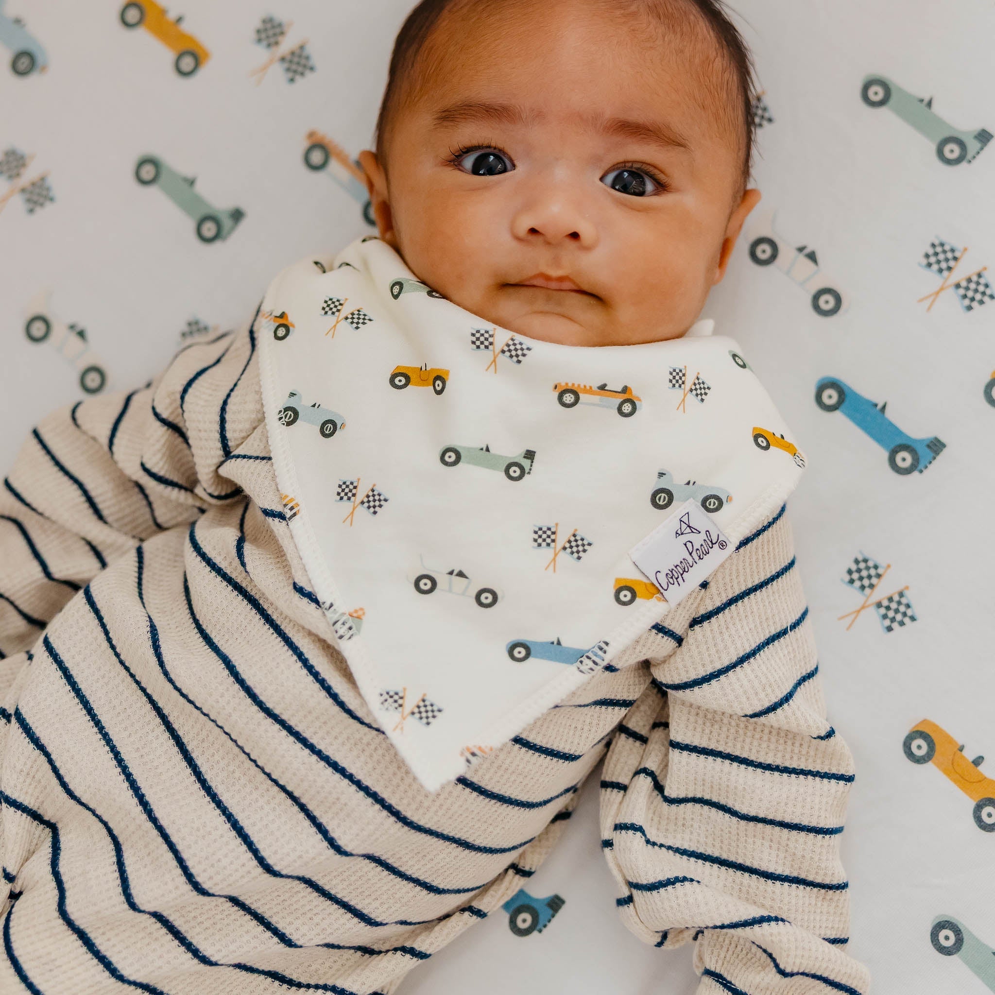 4 Pack Baby Bandana Bibs - Speedster