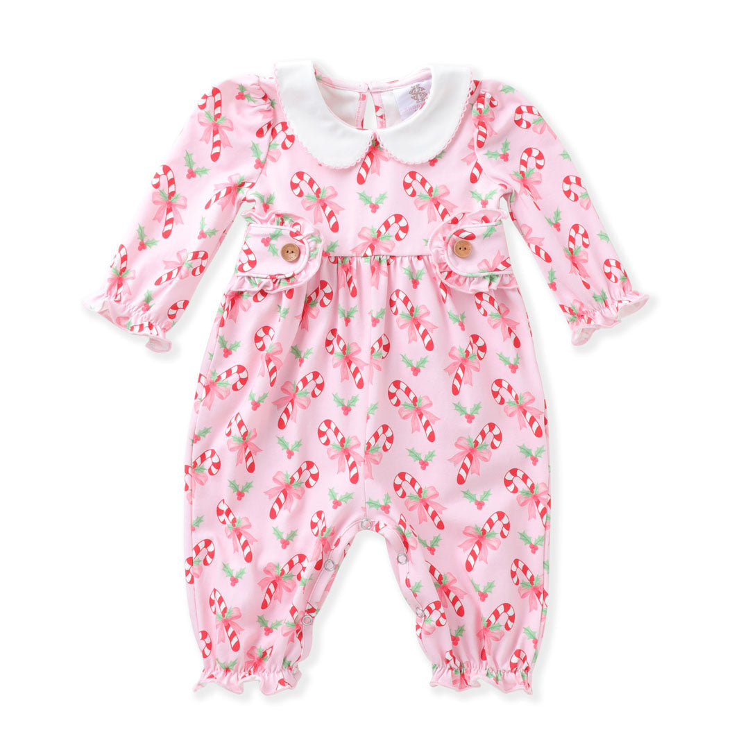 Candy Cane Lane Proper Romper