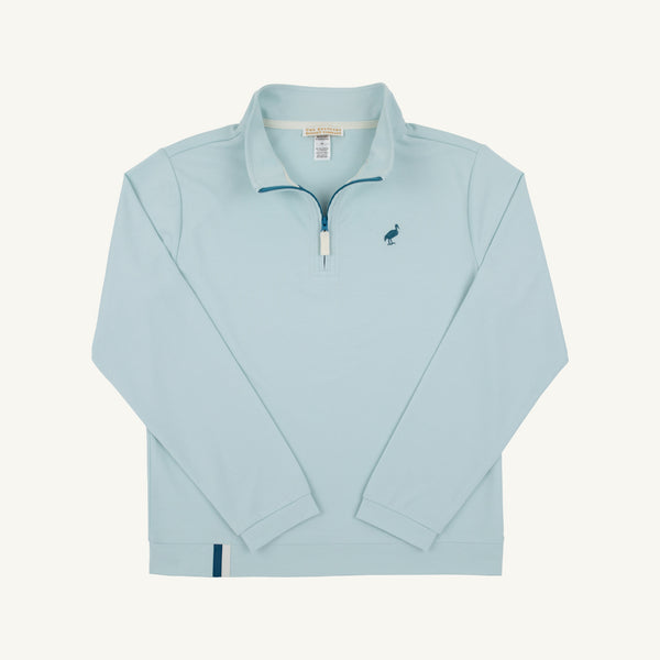 Prepletic™ Hayword Half-Zip-Old Greenwich Green with Barnsley Blue Stork