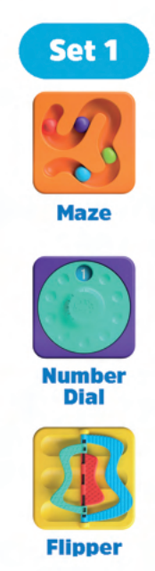 PlayTab - Modular, Sensory Activity Board for Babies and Toddlers