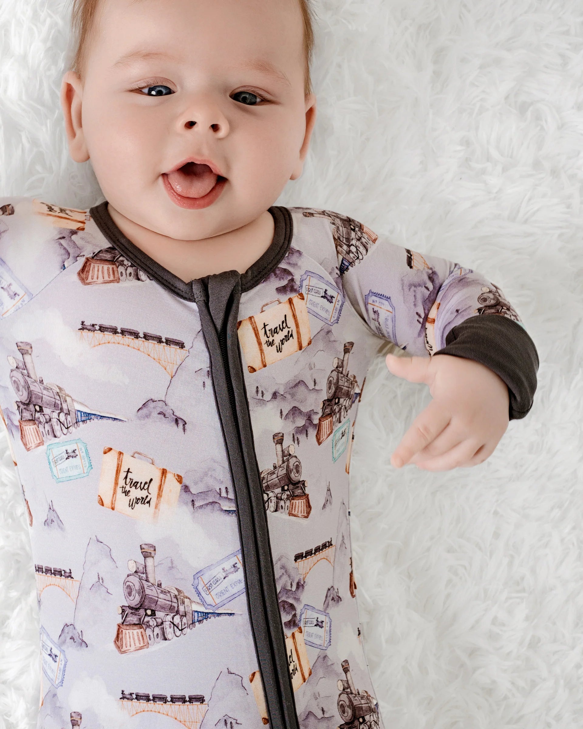 Steam Dreams (Train) Romper BDLJ