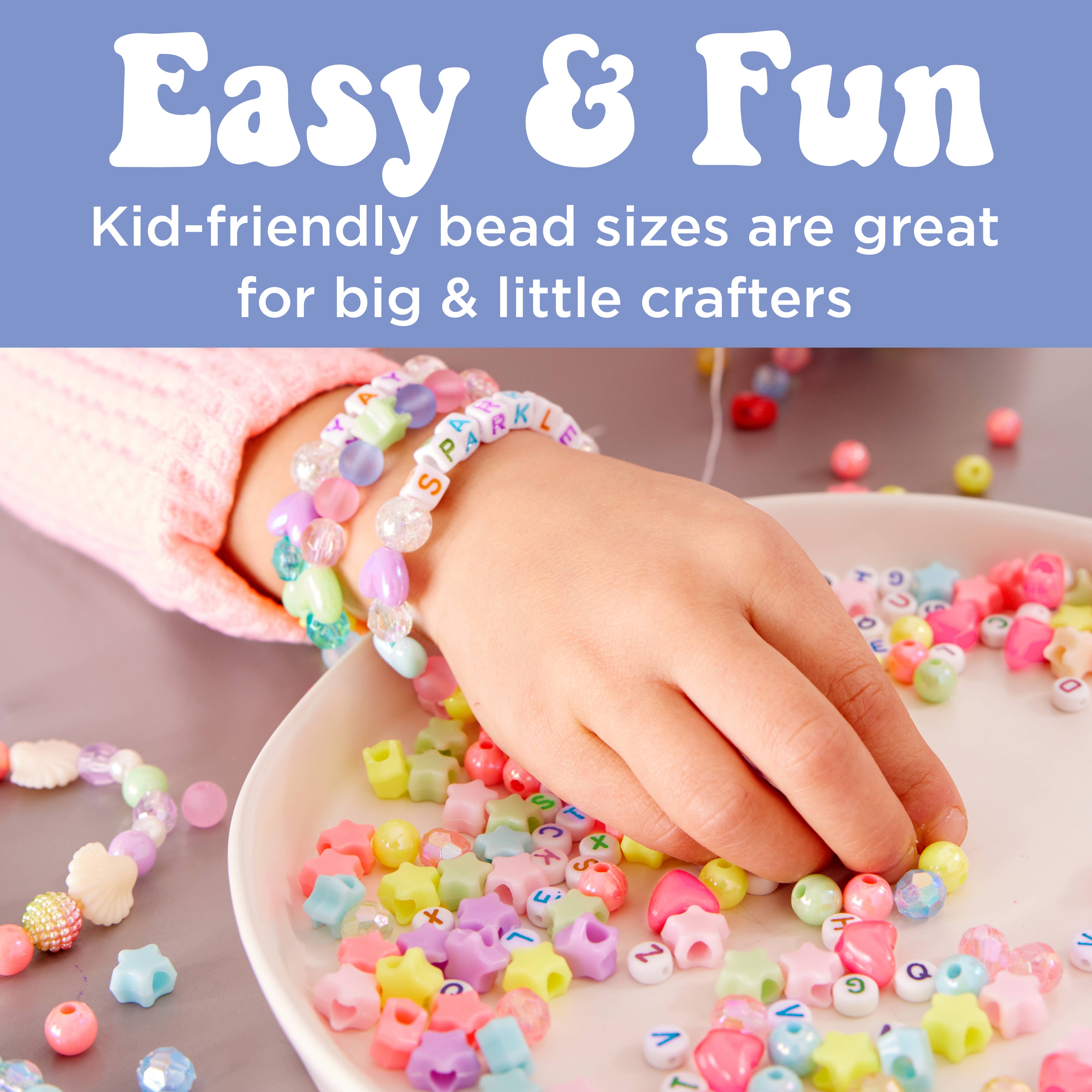 Bead Jewelry Jar Unicorn - DIY Bracelet Craft Kit for Kids
