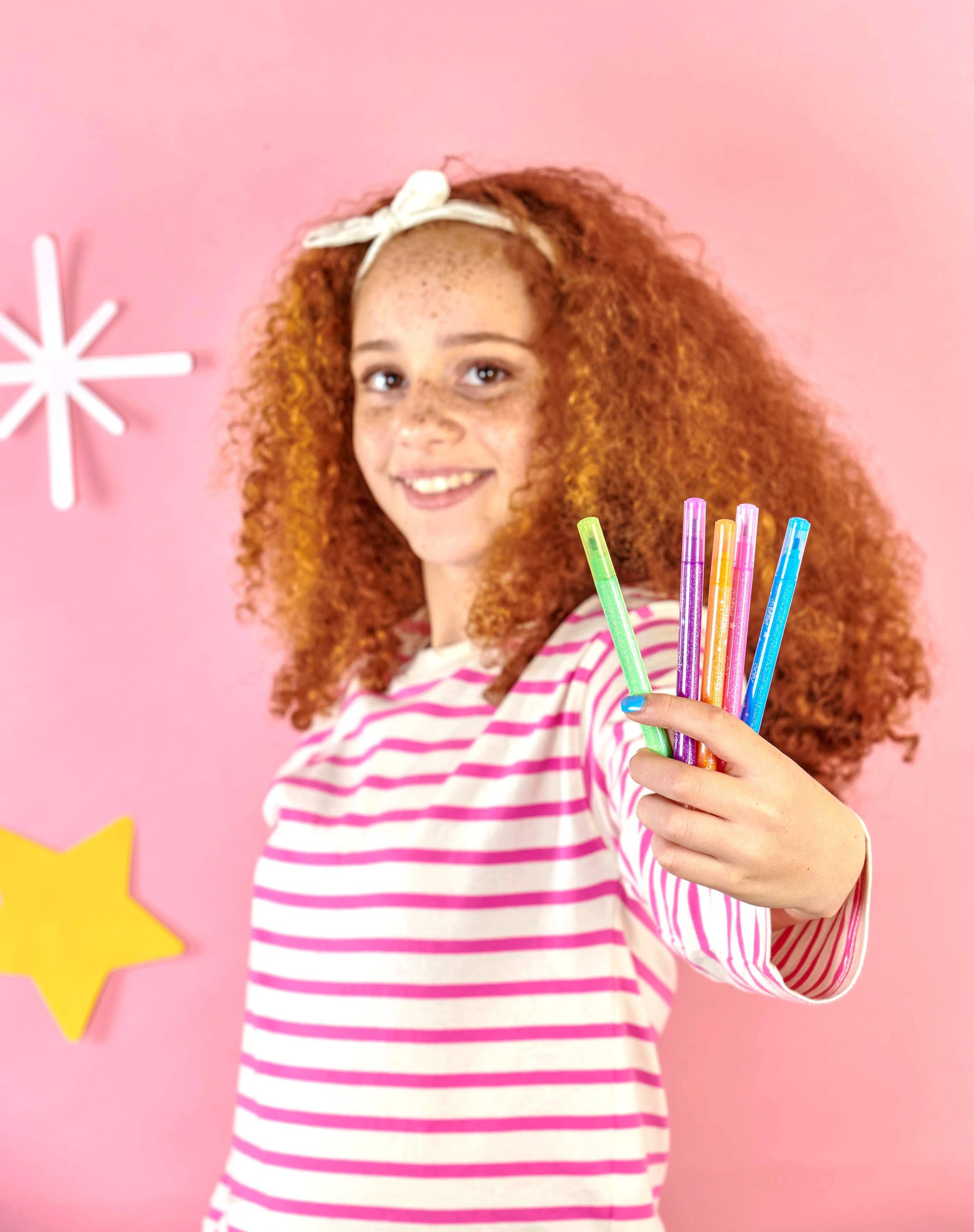 Switch-eroo!: Sparkle Glittery Color-Changing Markers