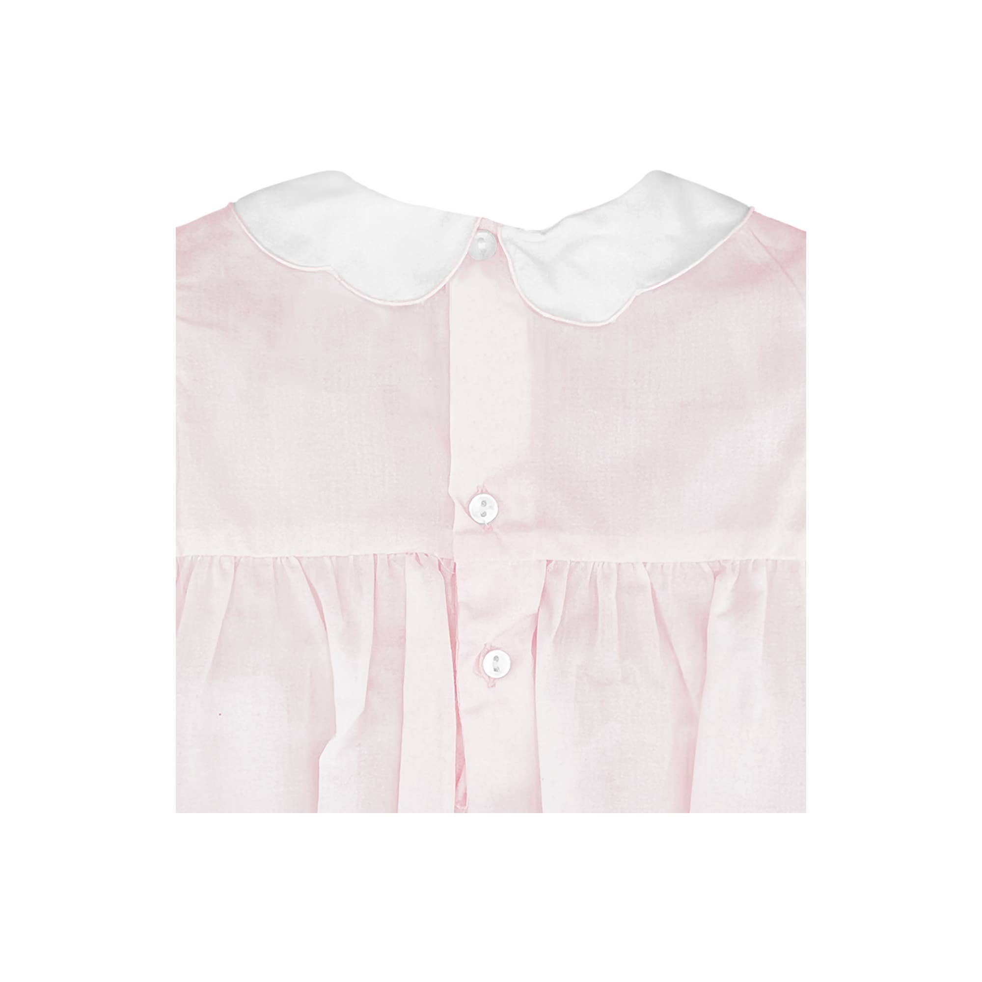 Hand Embroidered Smocked Bubble