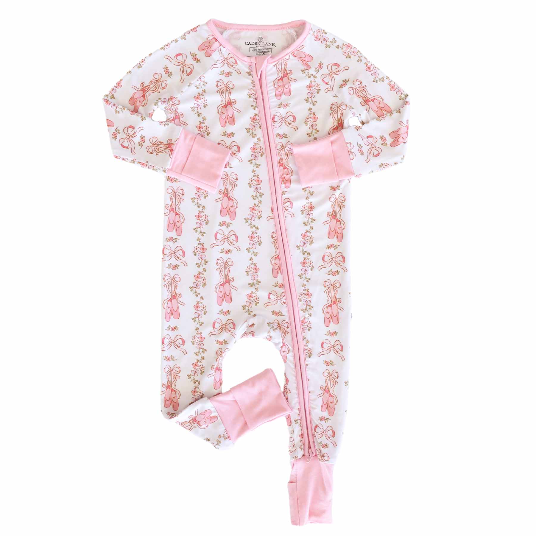 Ballet Blossoms Zip Romper