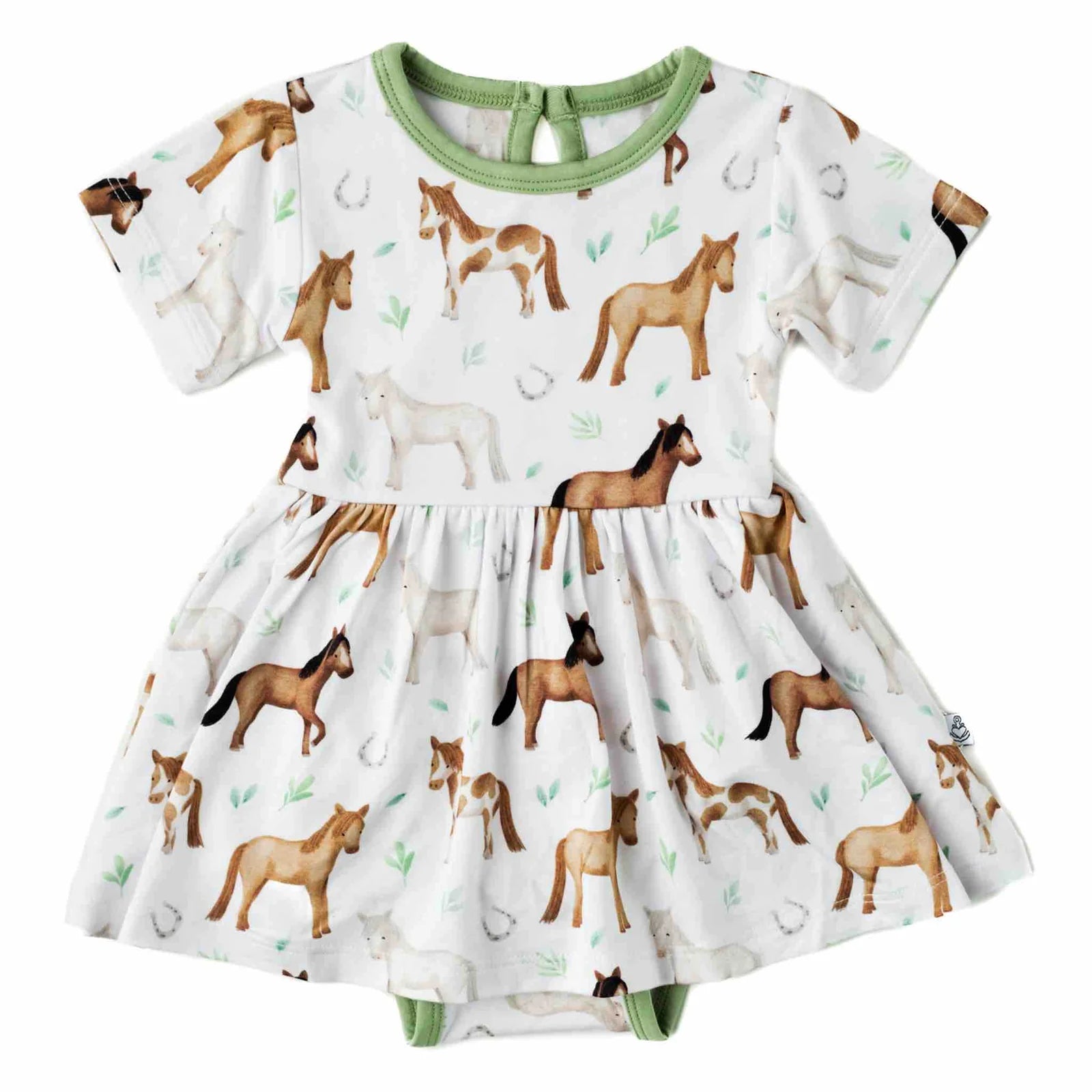 Perfect Ponies | Baby & Toddler Bamboo Bodysuit Dress