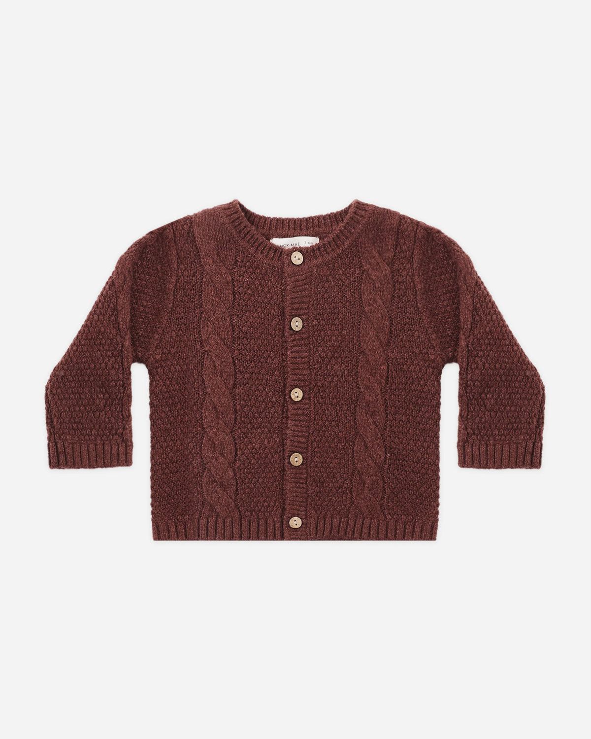Knit Cardigan || Black Cherry