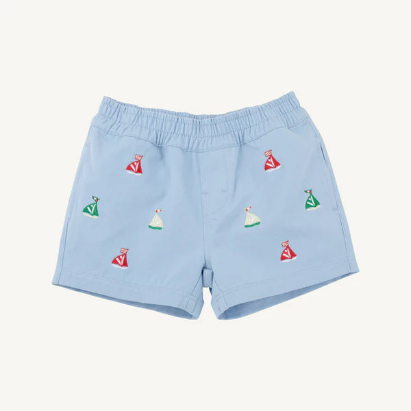 Critter Sheffield Shorts-Beale Street Blue with Sailboats