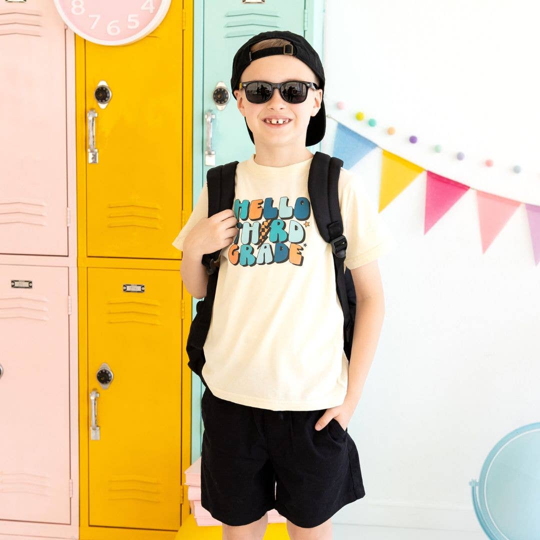 Hello Third Grade Short Sleeve T-Shirt - Boys Clothing