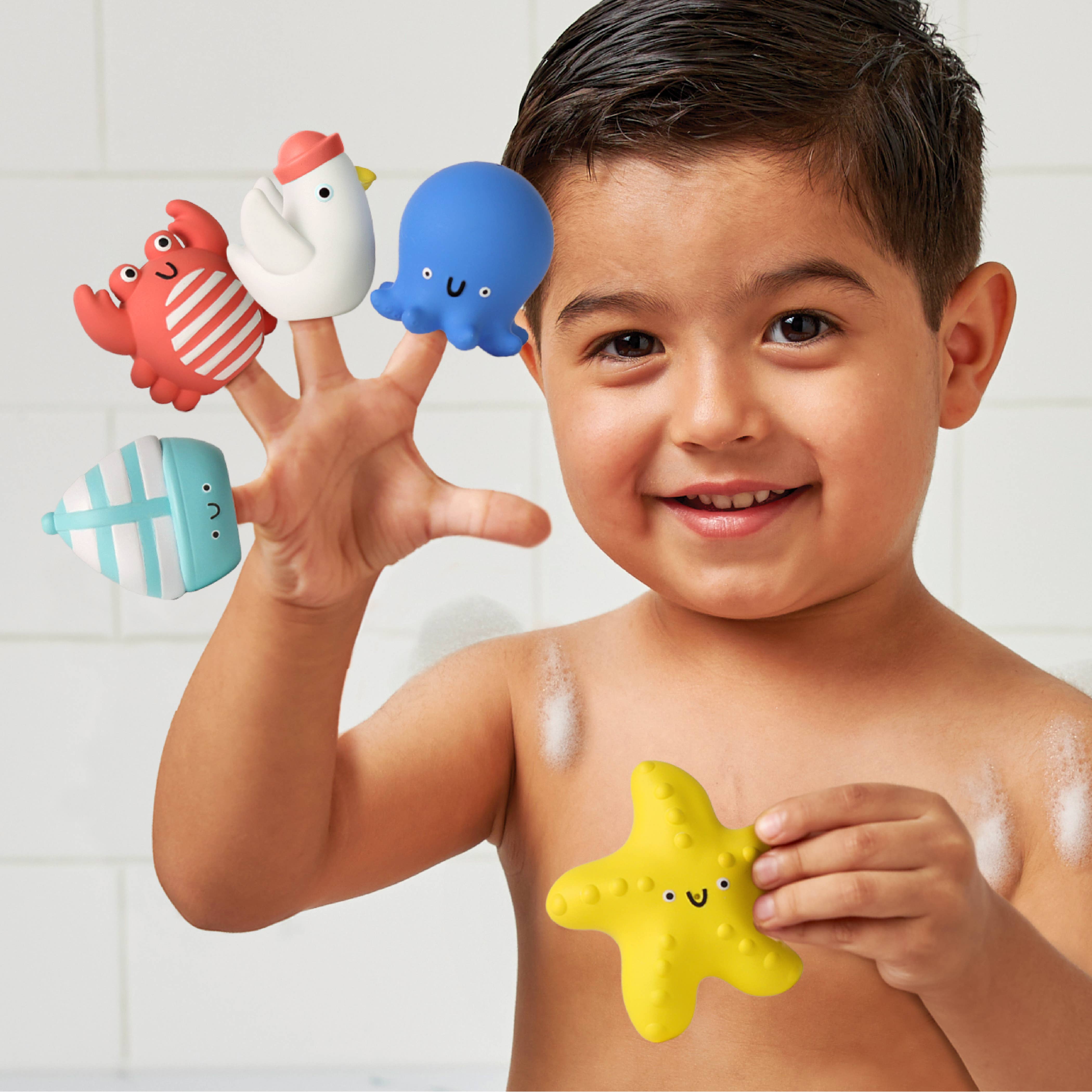 Nautical Itzy Bitzy Puppets™ - Bath + Storytelling Toys