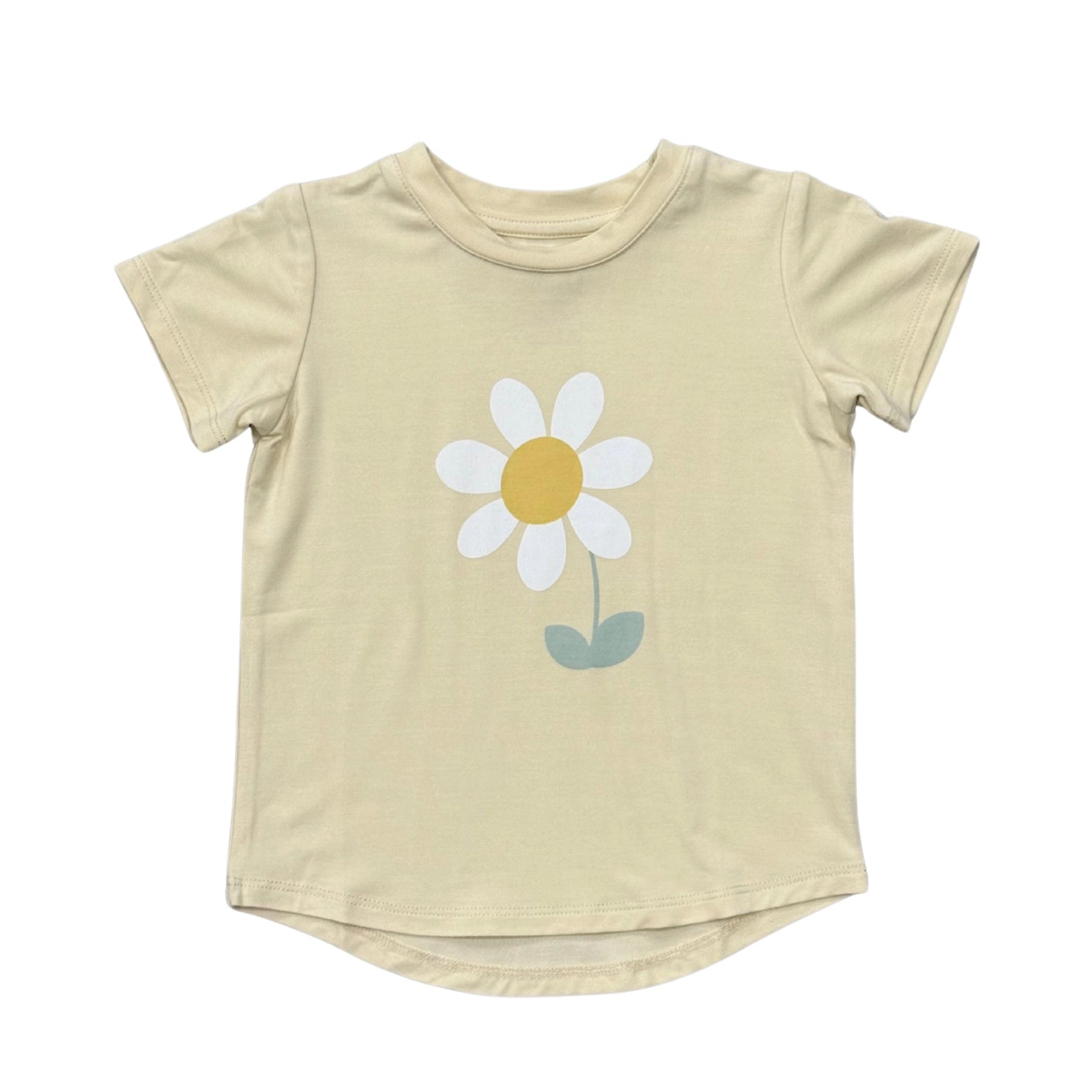 Girl's Short Sleeve Tee- Golden Daisy
