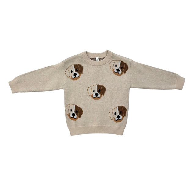Knit Sweater - Puppies