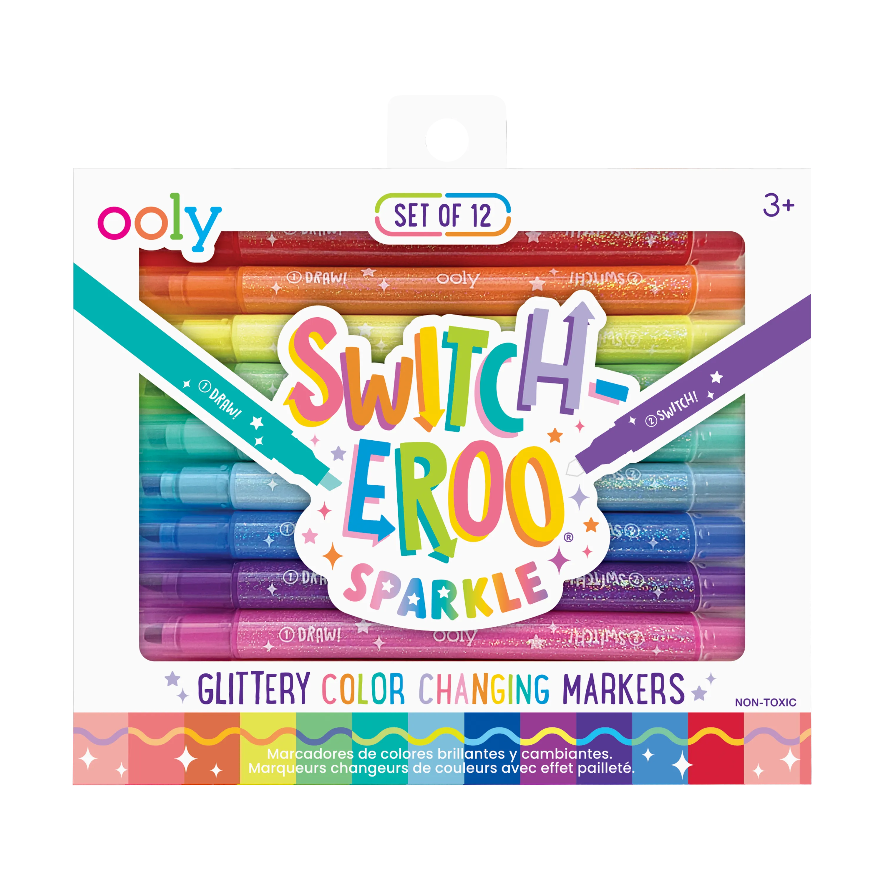 Switch-eroo!: Sparkle Glittery Color-Changing Markers