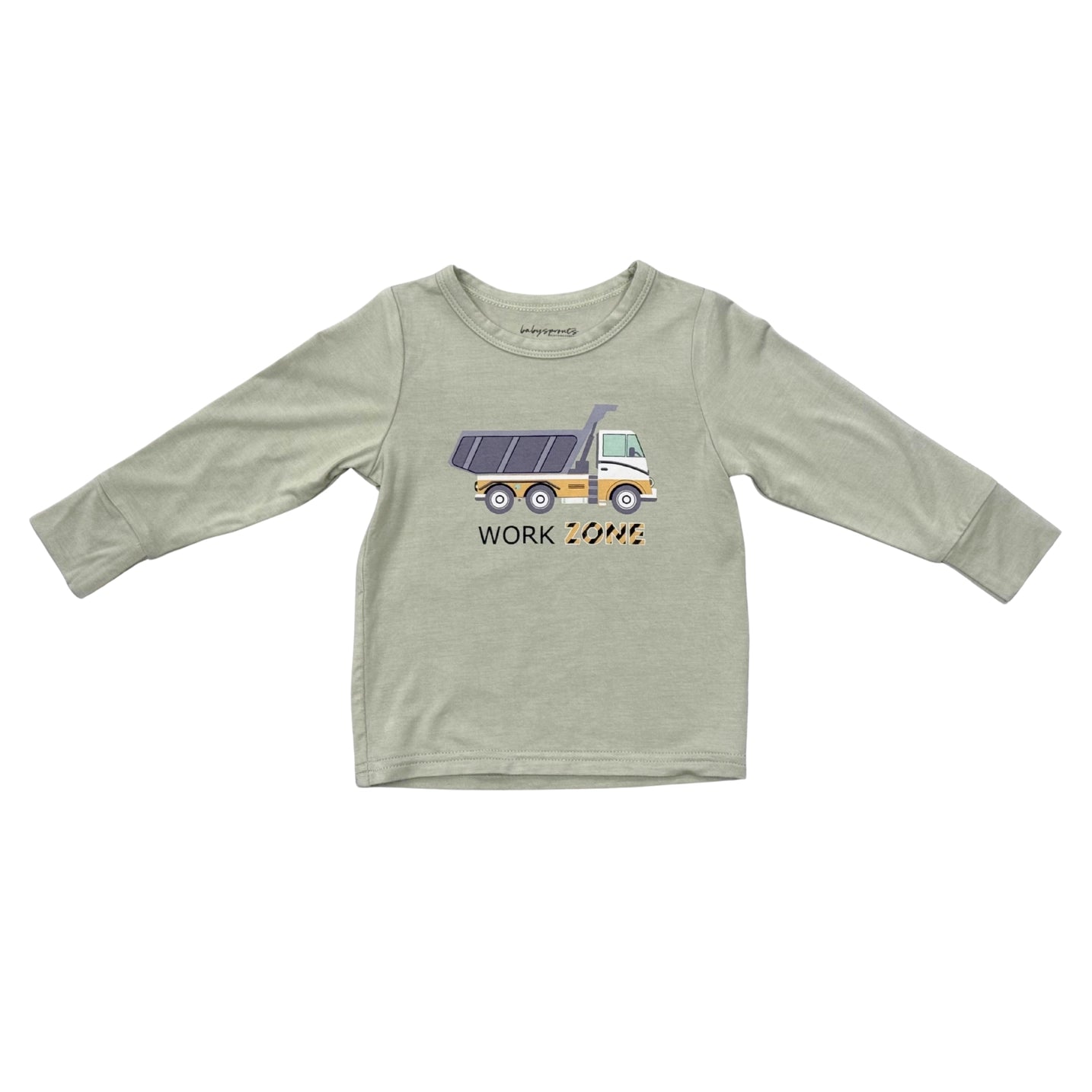 Boys Long Sleeve Tee-Work Zone
